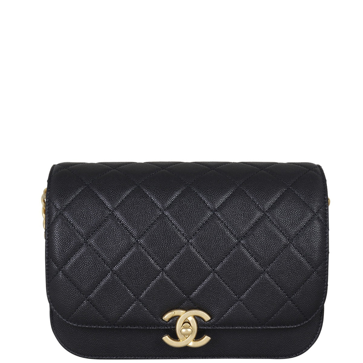 Chanel CC Messenger Bag Caviar Mini