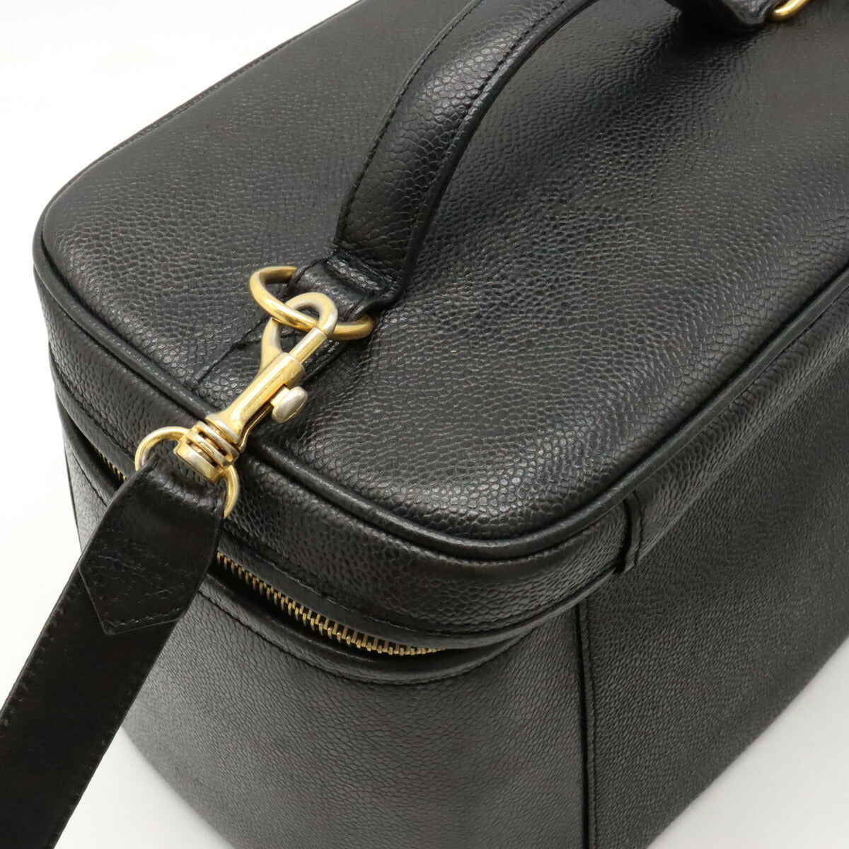 Chanel Coco Mark Caviar Skin 2way Handbag