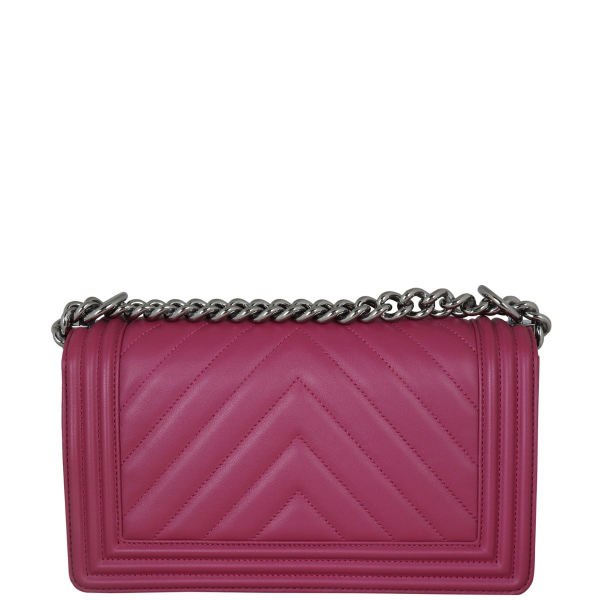 Chanel Boy Old Chevron 26 Series Handbag Medium