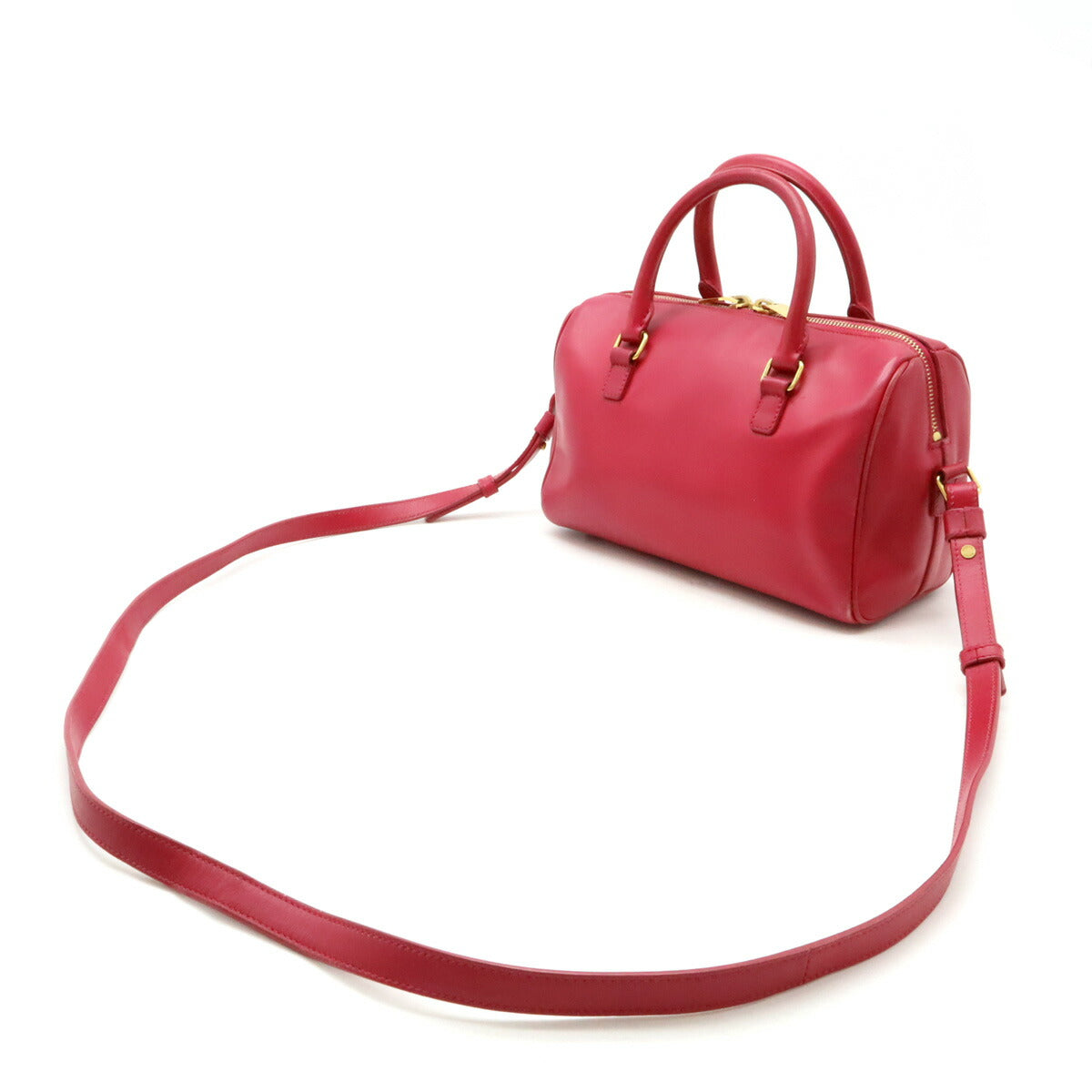 YSL Saint Laurent Paris Classic Duffle 2Way Bag Leather Baby Travel Bag