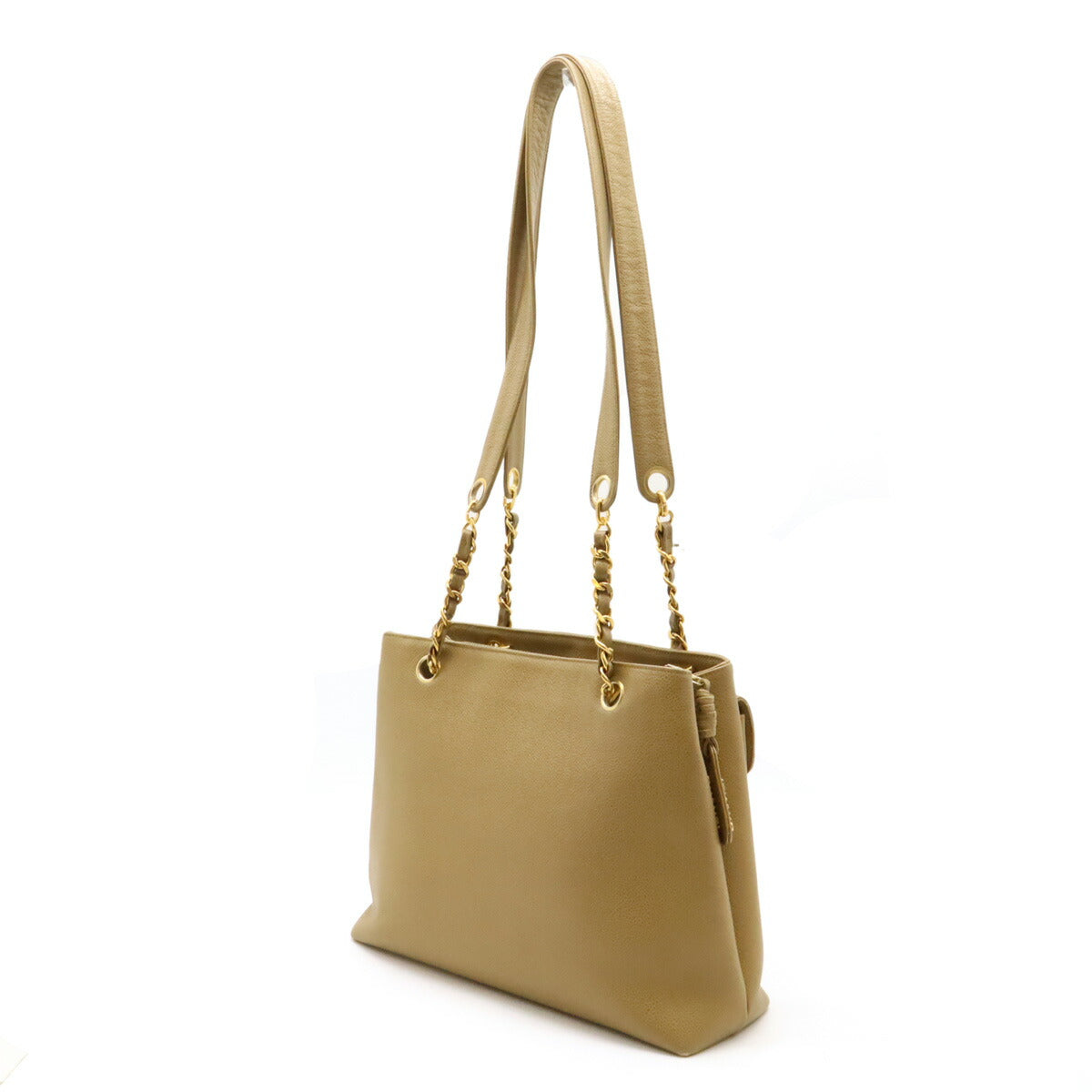 Chanel Caviar Skin Coco Mark 2Way Tote Bag