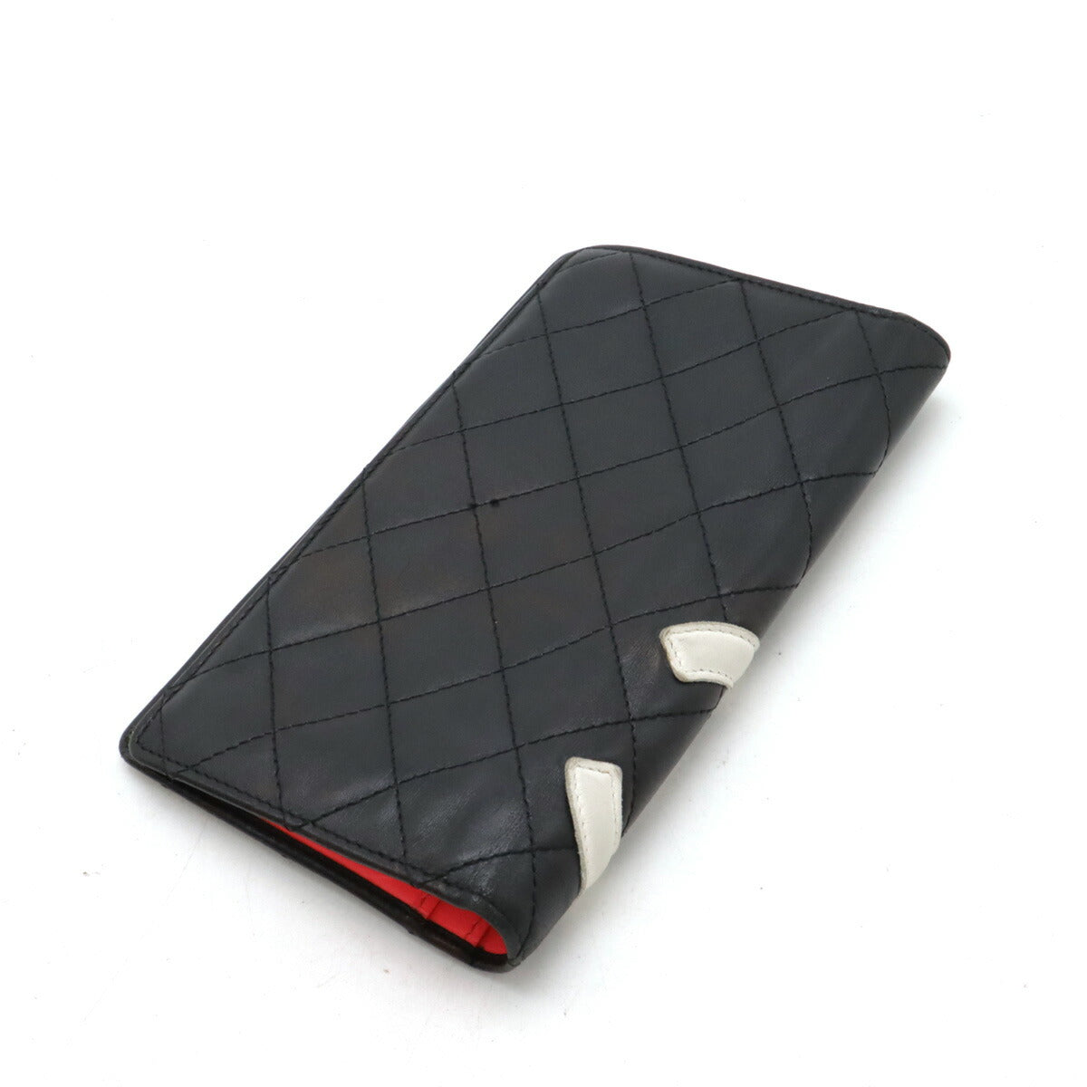 Chanel Cambon Line Soft Calf Coco Mark Long Wallet Wallet A26717