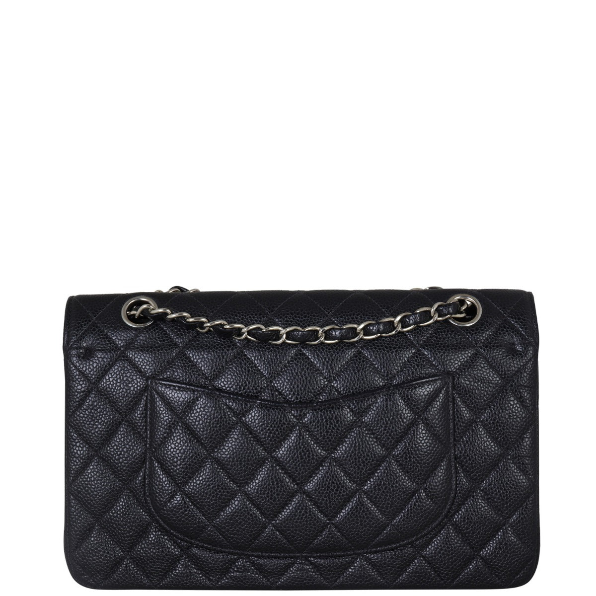 Chanel Classic Double 6 Series Handbag Black Medium