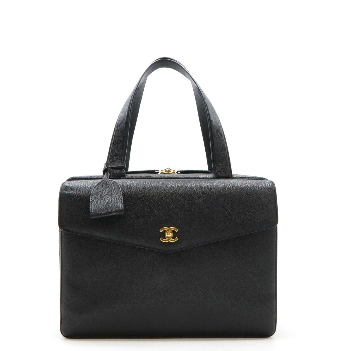 Chanel Caviar Skin Coco Mark Briefcase Handbag