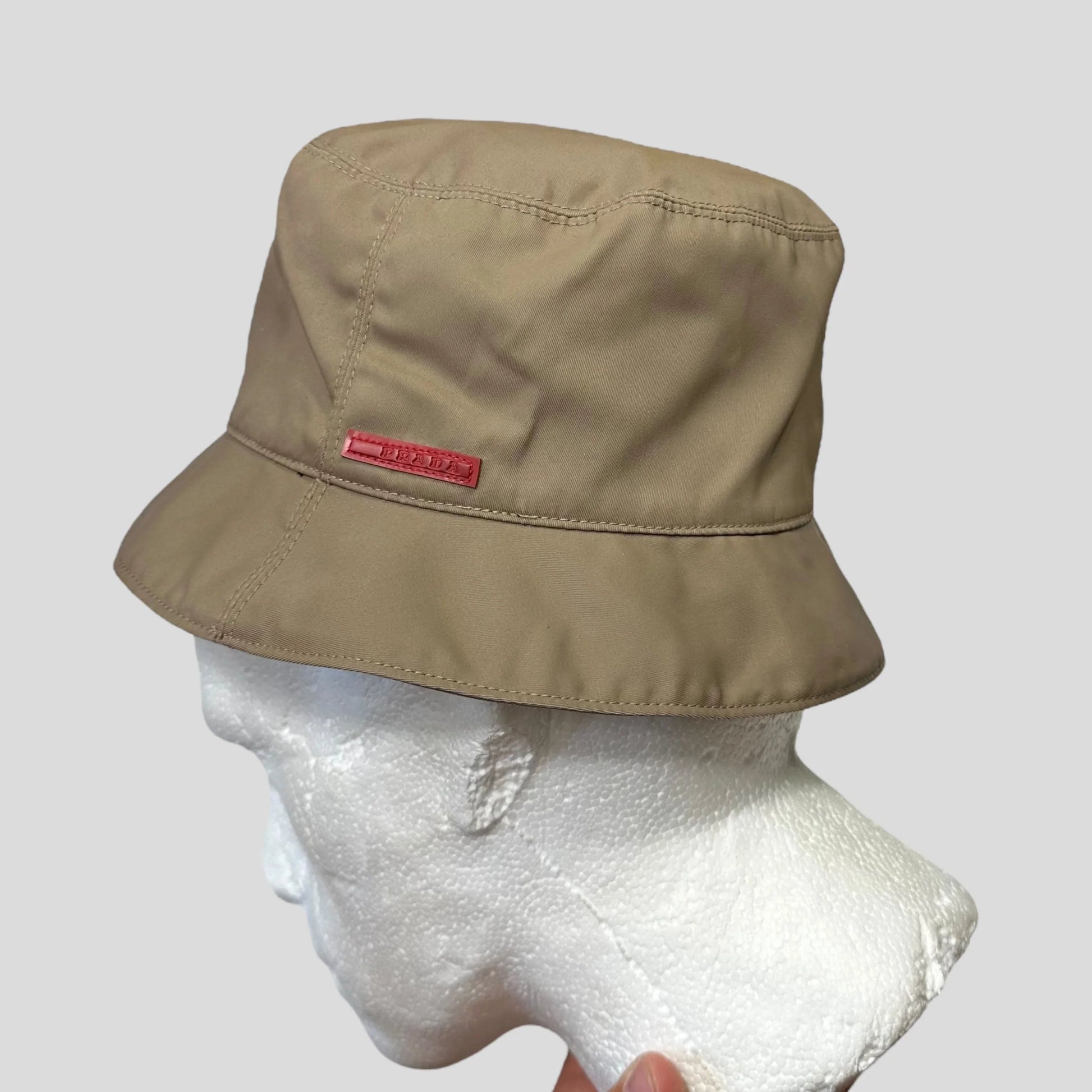 Prada Bag Sport 00’s Goretex Hat - S Beige Bucket Bucket Bag
