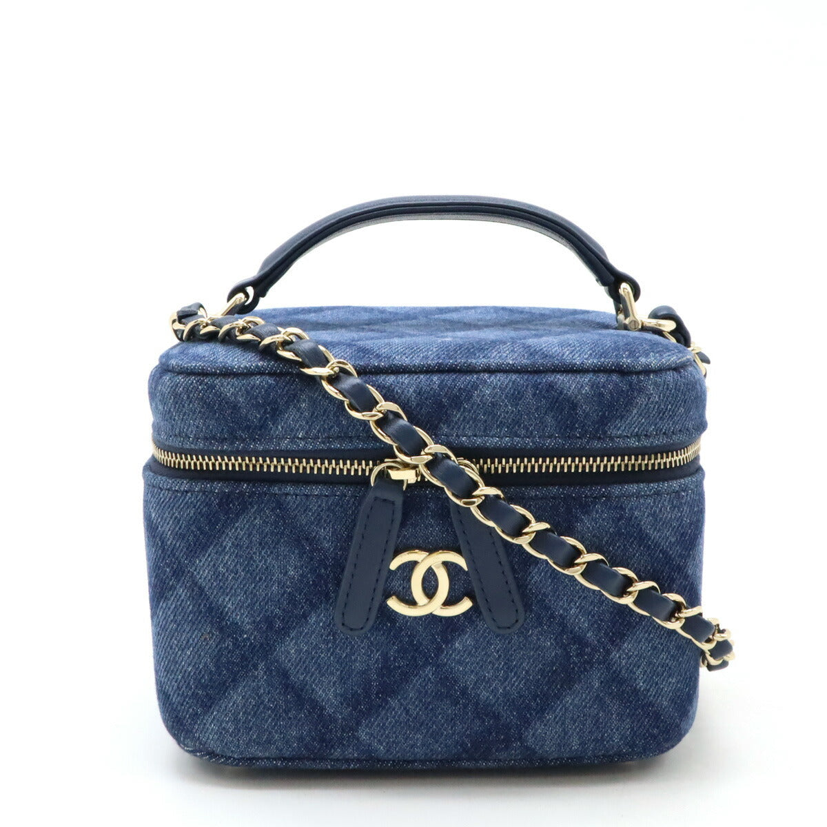 Chanel Matelassé Denim 2Way Bag