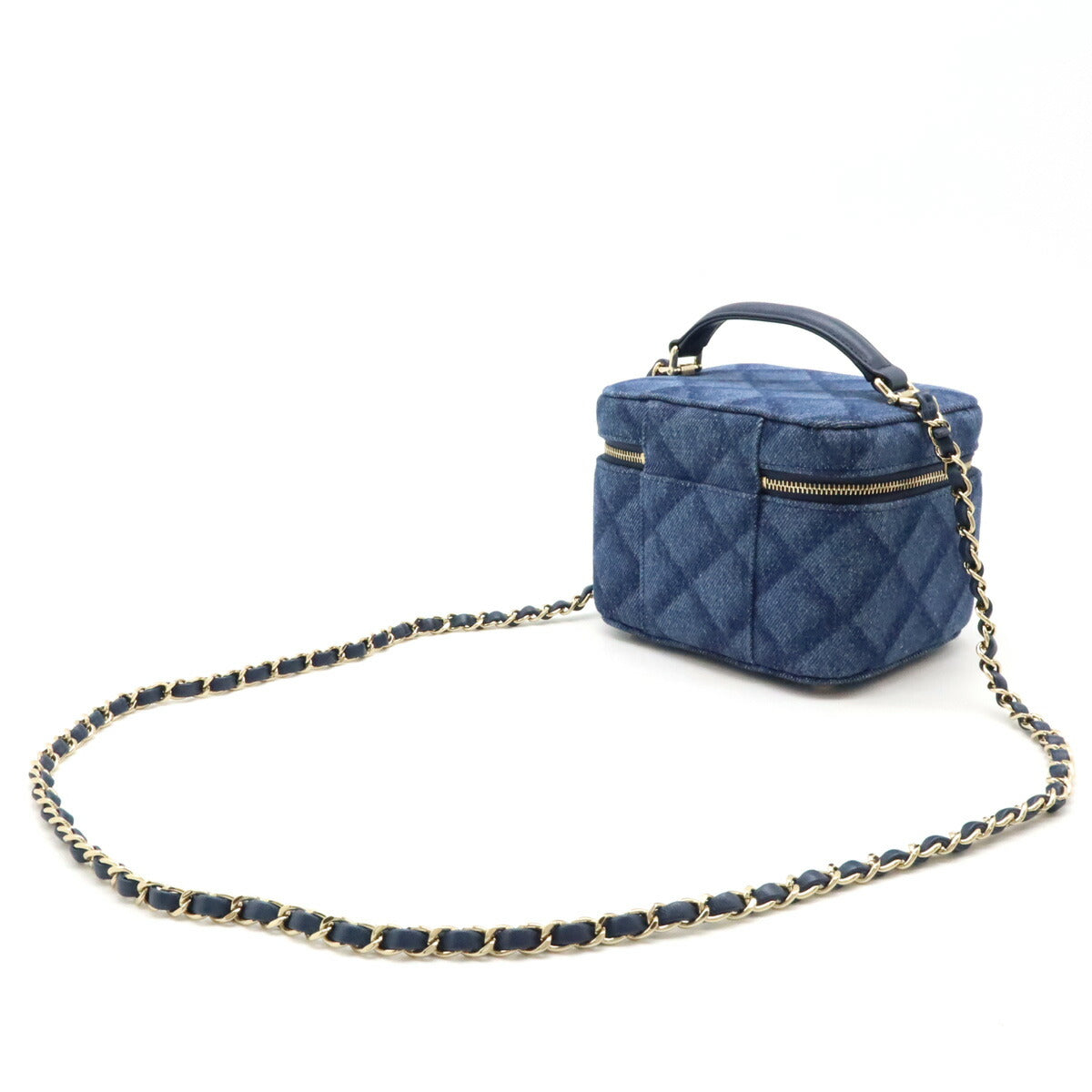 Chanel Matelassé Denim 2Way Bag