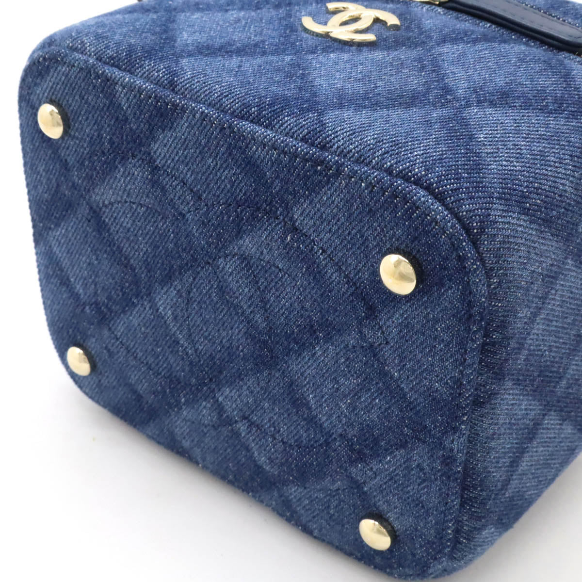Chanel Matelassé Denim 2Way Bag