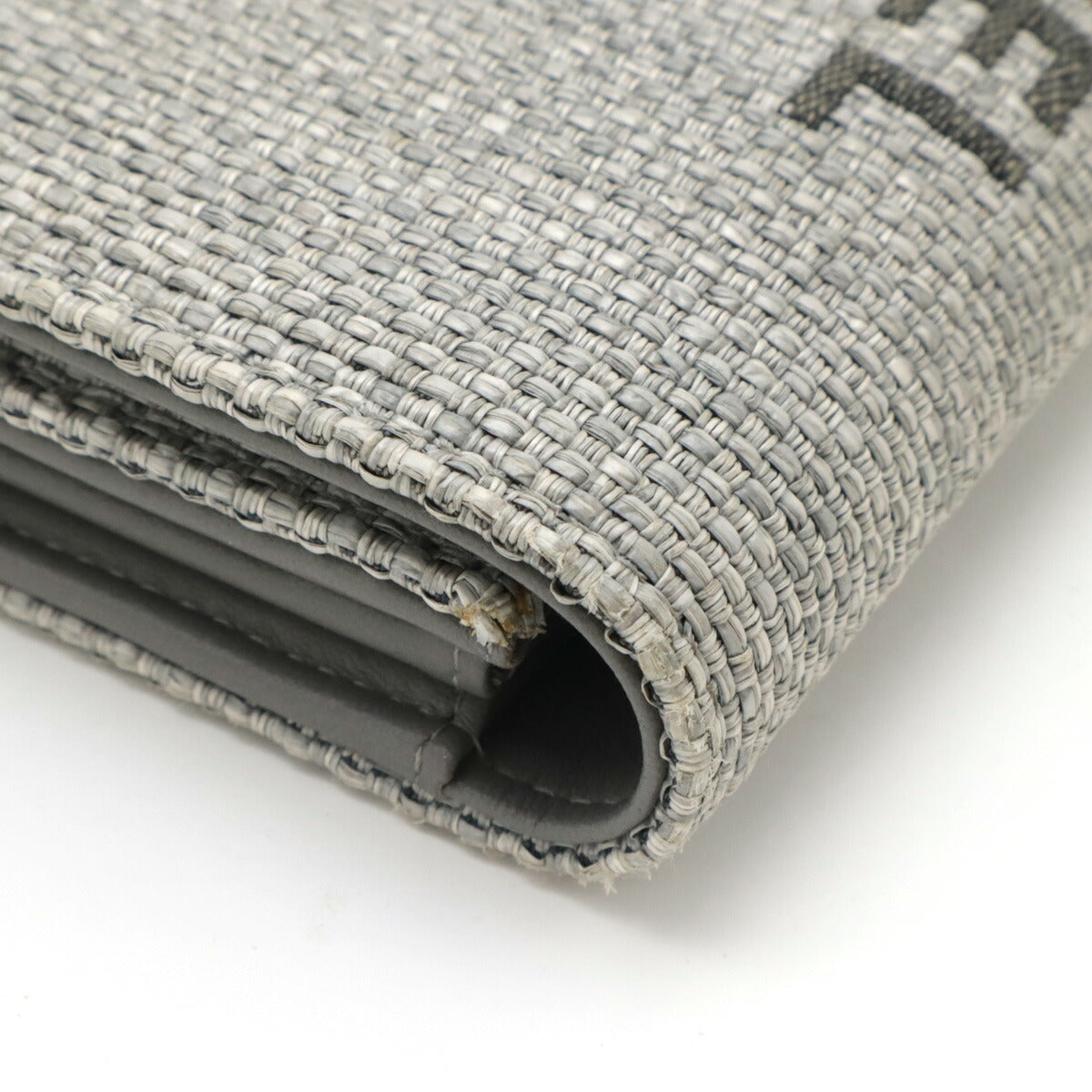 Chanel Deauville Line Canvas Leather Long Wallet A80053