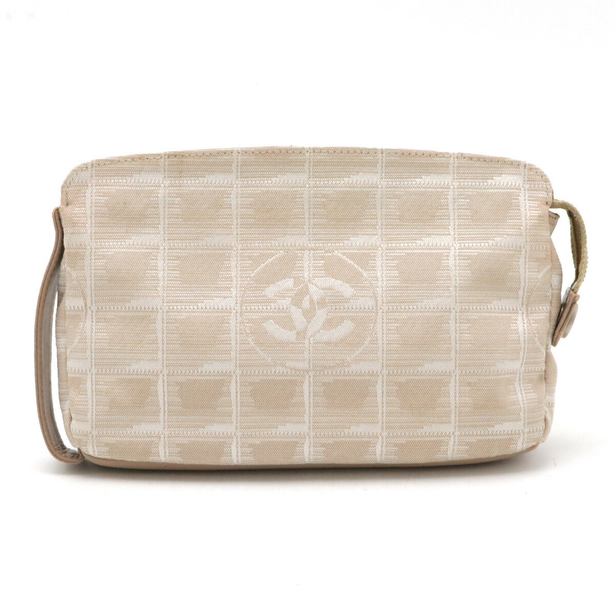 Chanel Nylon Jacquard New Travel Line Multi Pouch Handbag