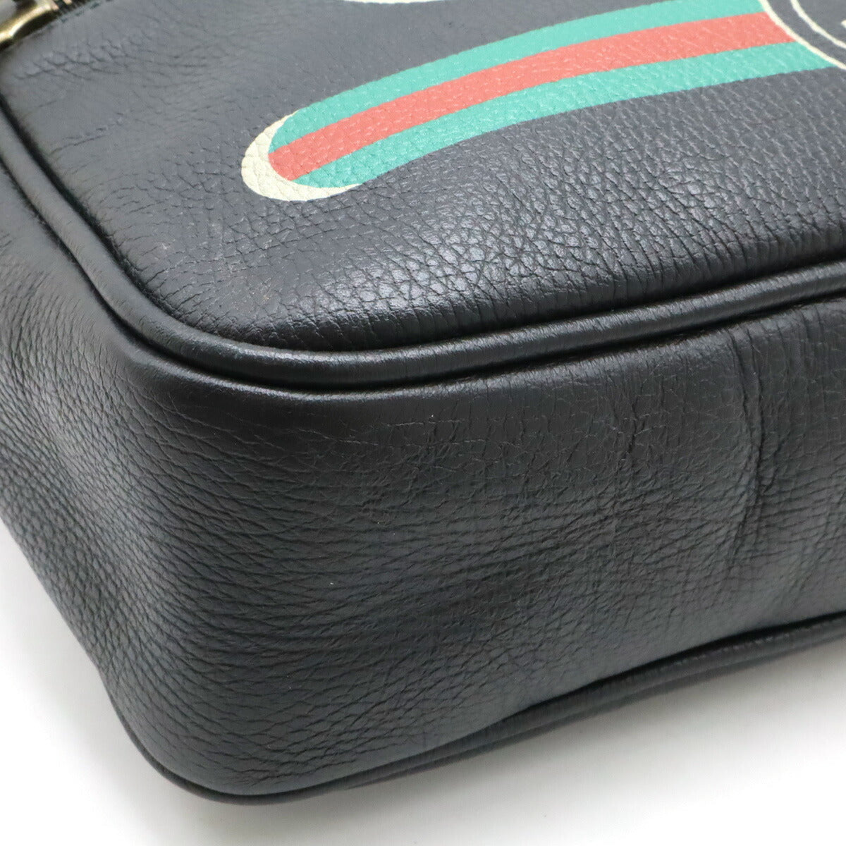 Gucci Print Shoulder Bag Leather Bag 4