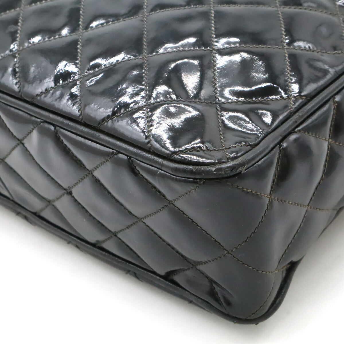 Chanel Matelasse Patent Leather Shoulder Bag