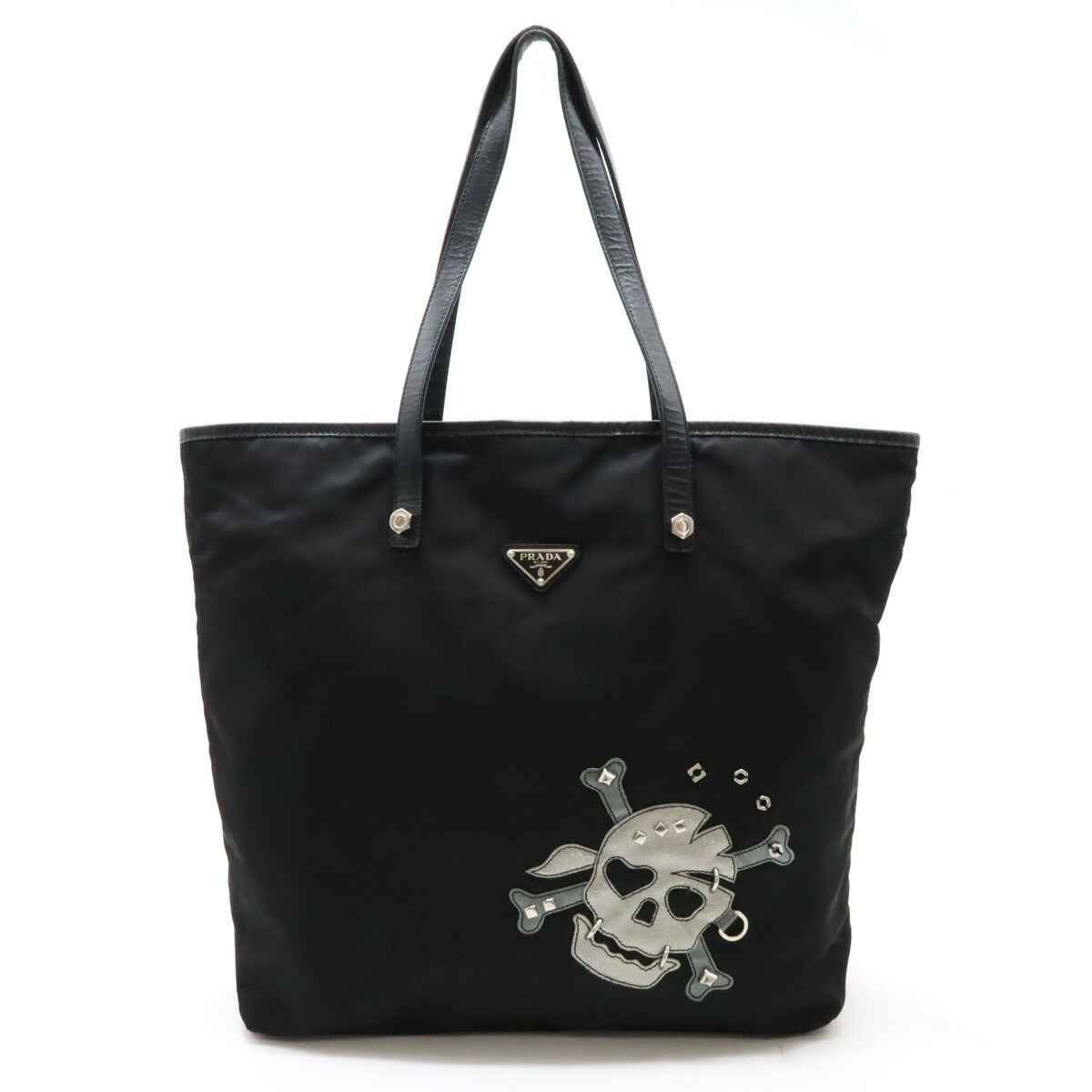 Prada Skull 2Way Tote Bag Nylon