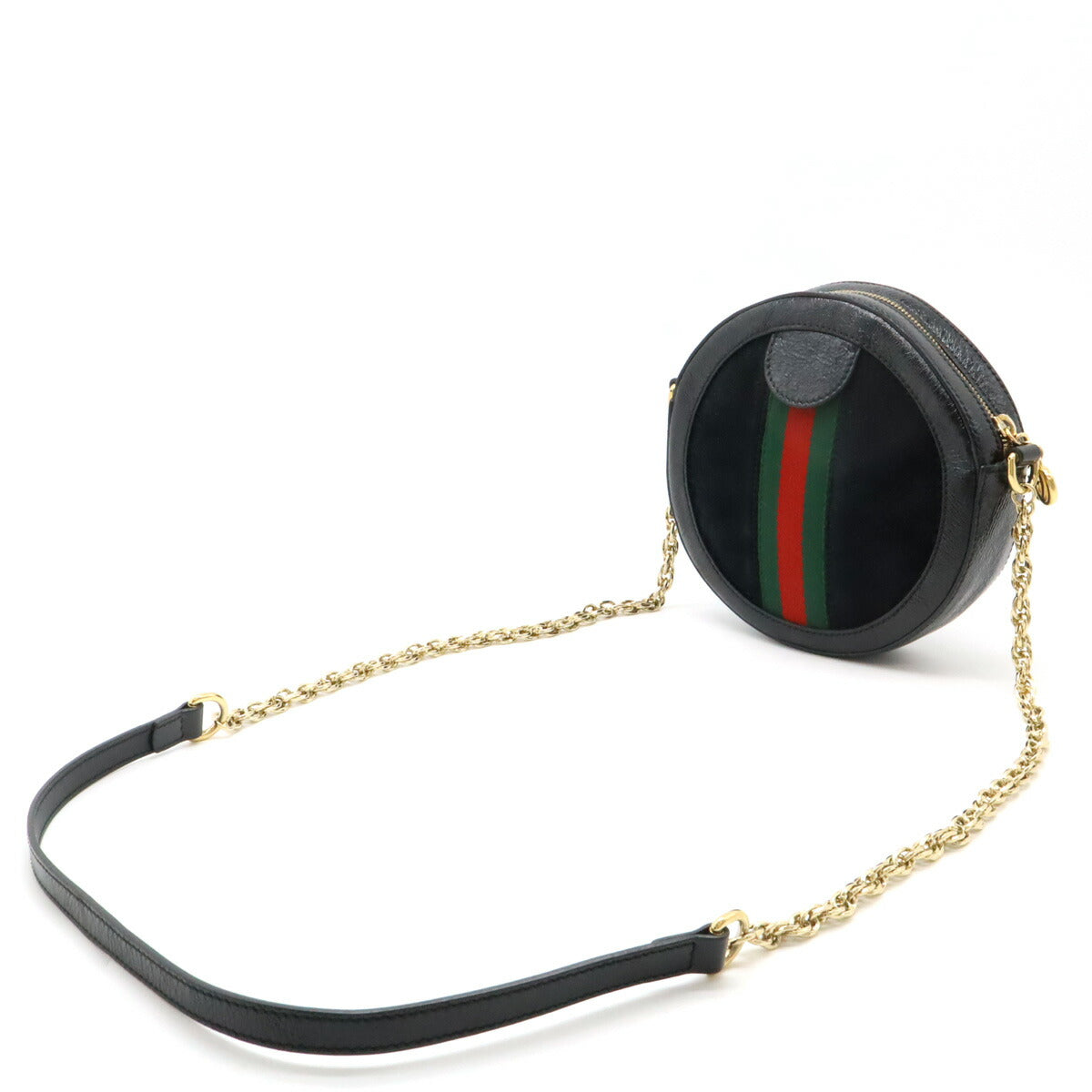 Gucci Patent Ophidia Marmont Shoulder Bag Leather Suede