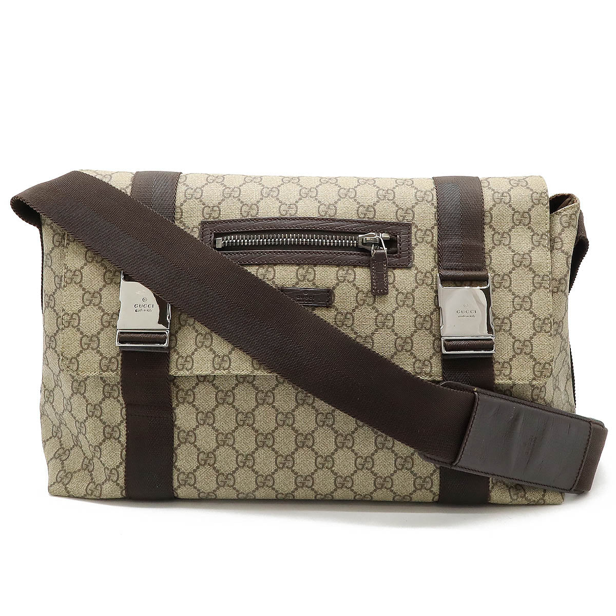 Gucci Plus Pvc Messenger Bag Leather Travel Bag