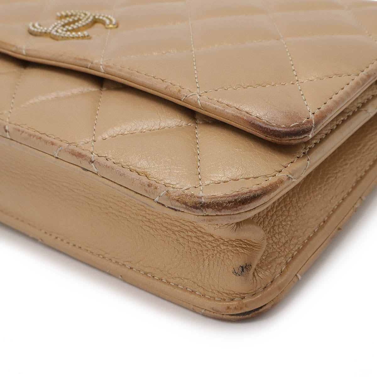 Chanel Matelasse Coco Mark Chain Wallet Crossbody