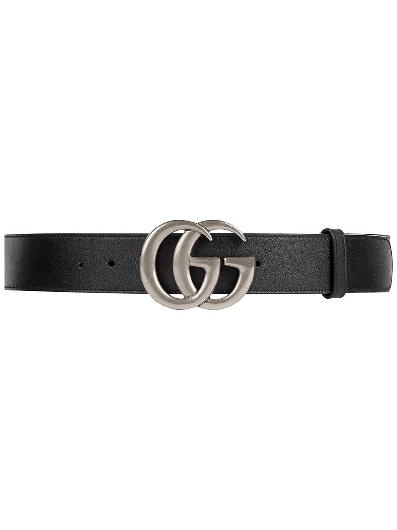Gucci - Double G buckle belt - men - Leather/metal - 95, 110, 105 - Black