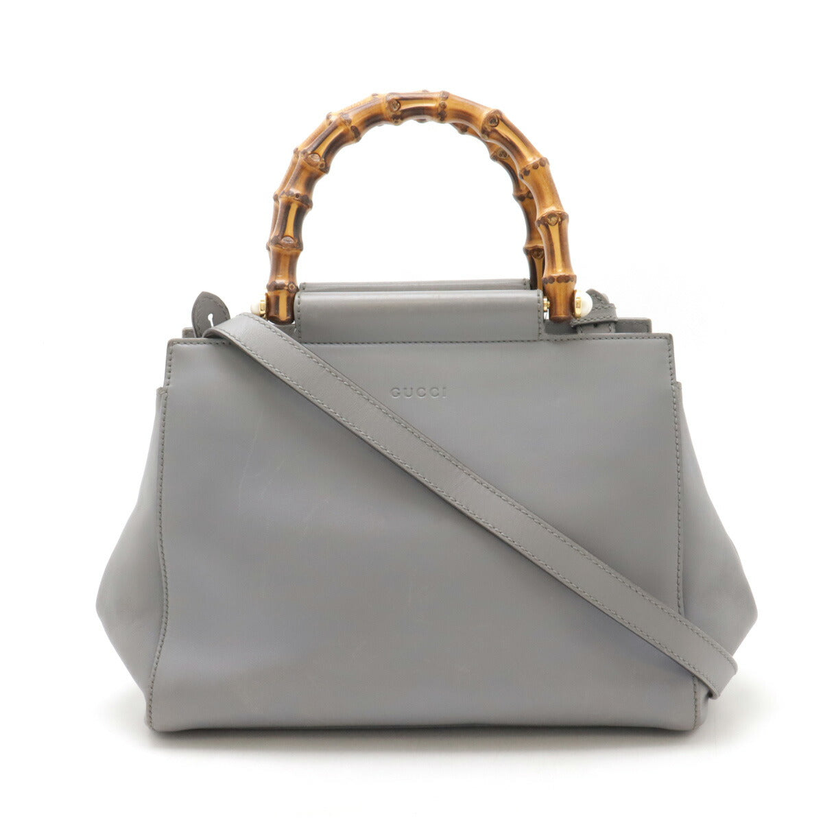 Gucci Nymphaea 2Way Bag Leather Travel Bag Bag 453767