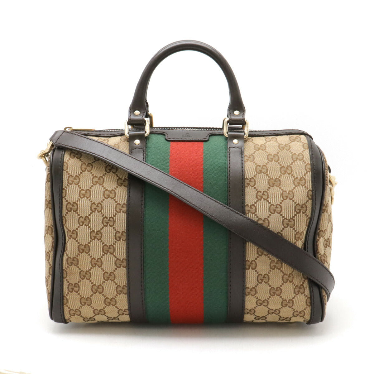 Gucci Sheline 2Way Bag Canvas Travel Bag