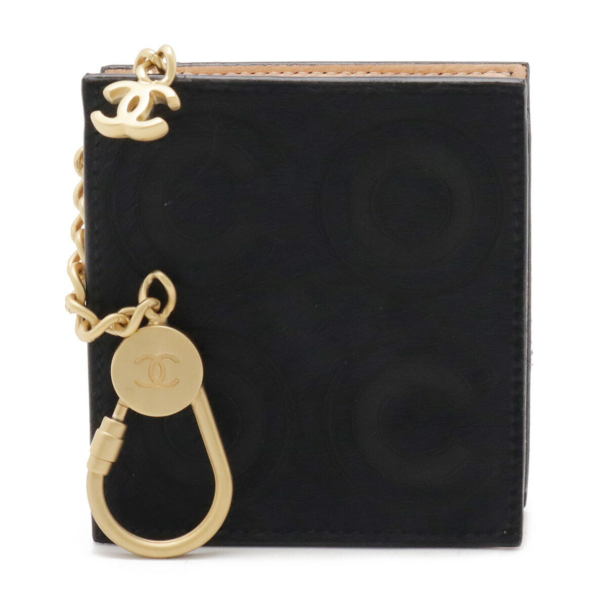 Chanel Harako/Leather COCO Coin Purse A17421