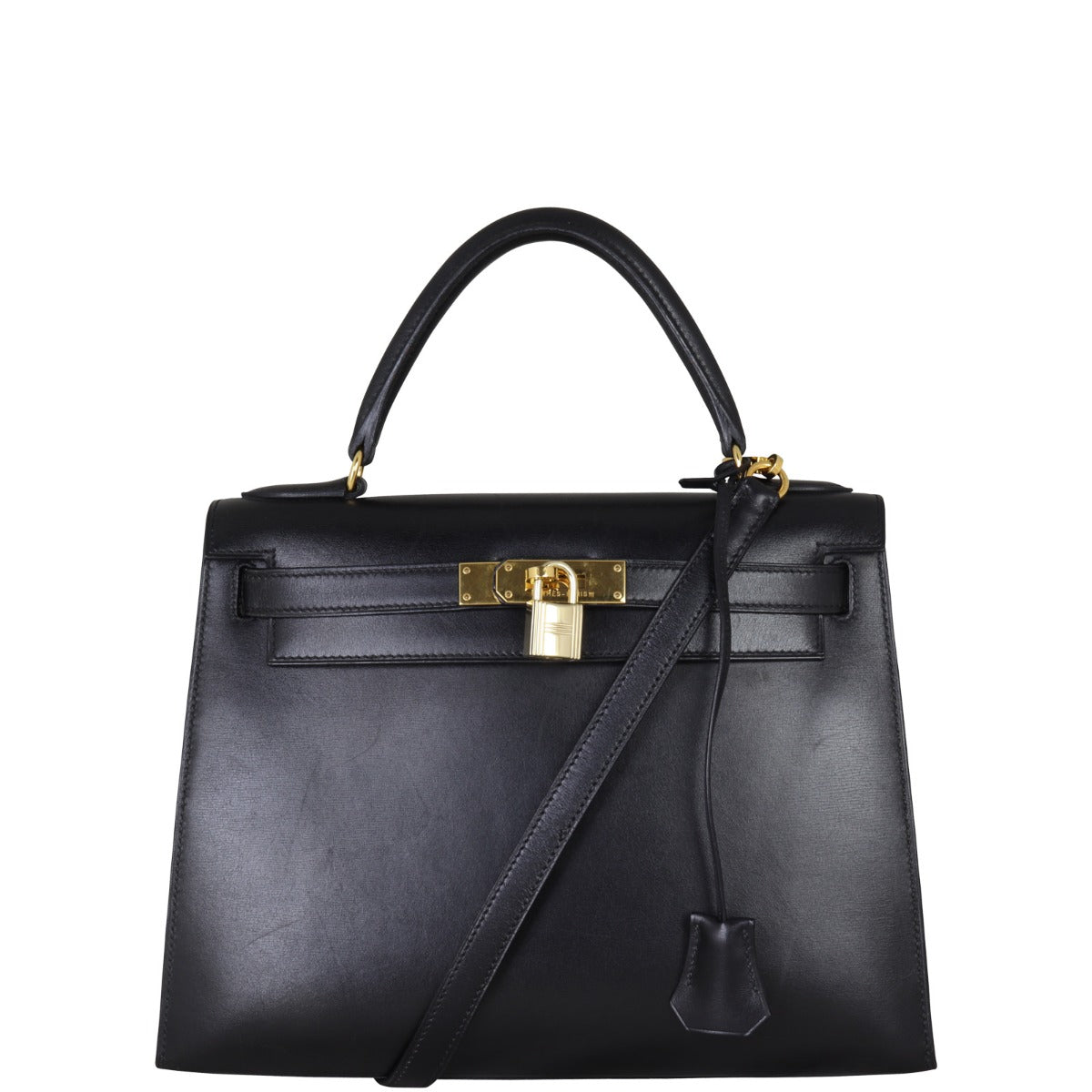 Hermes Kelly Sellier Boxcalf Crossbody Bag