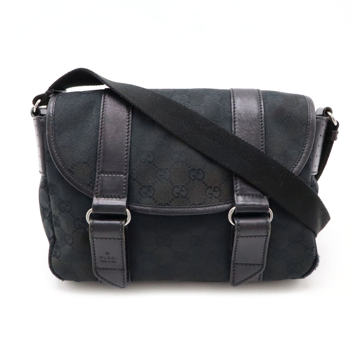 Gucci Punching Shoulder Bag Canvas