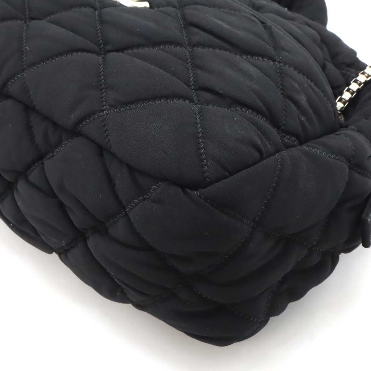 Chanel Cotton Jersey Bubble Quilt 2WAY Shoulder Bag A46168