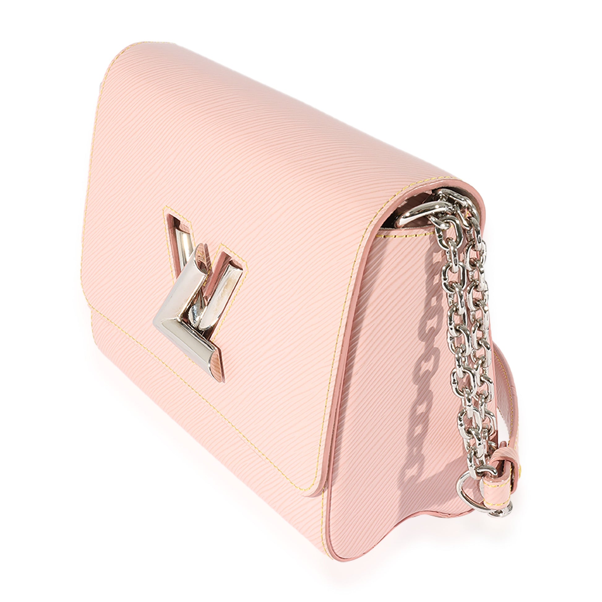 Louis Vuitton Rose Ballerine Epi Twist MM Handbag