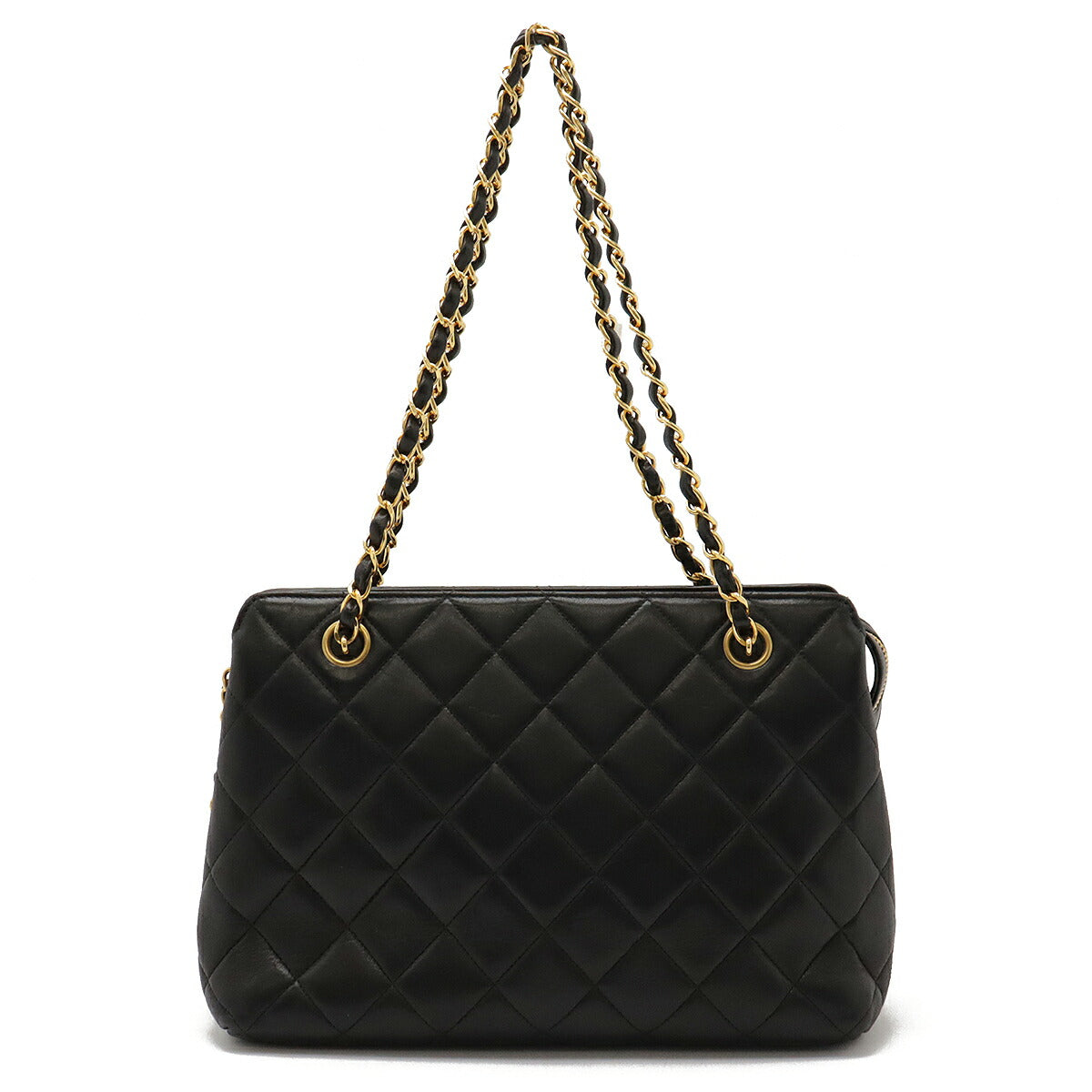 Chanel Lambskin CHAIN TOTE 2way Tote Bag