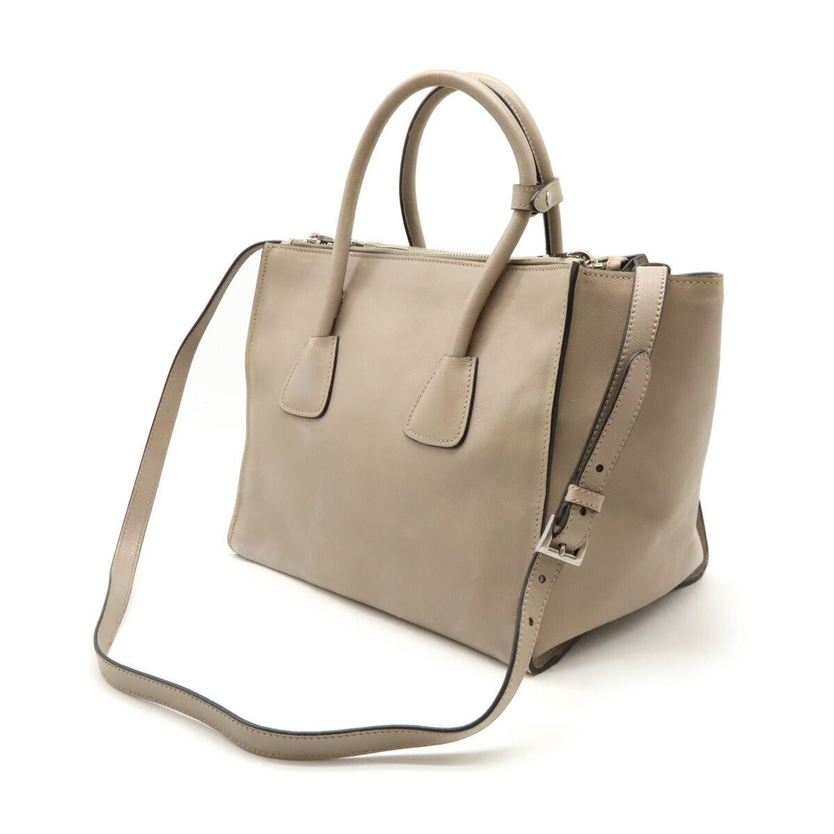 Prada 2Way Bag Leather Travel Bag 2