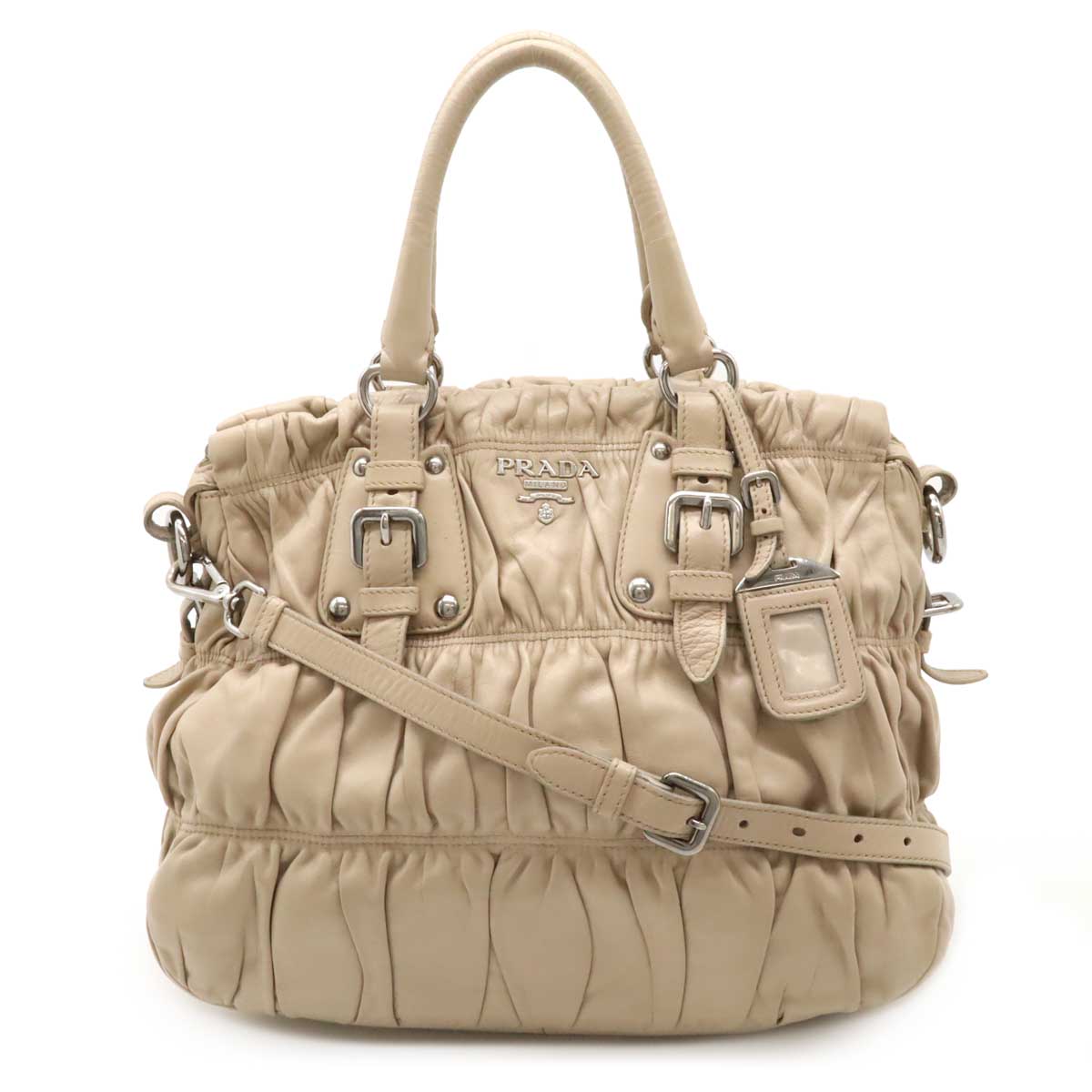 Prada 2Way Bag Leather Travel Bag 2Way Bag Bn1336
