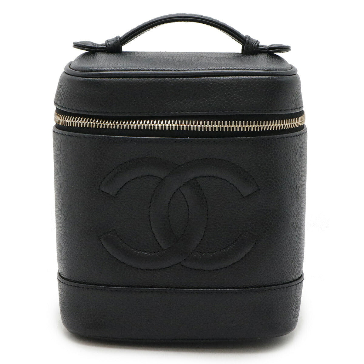 Chanel Coco Mark Caviar Skin Vanity Bag