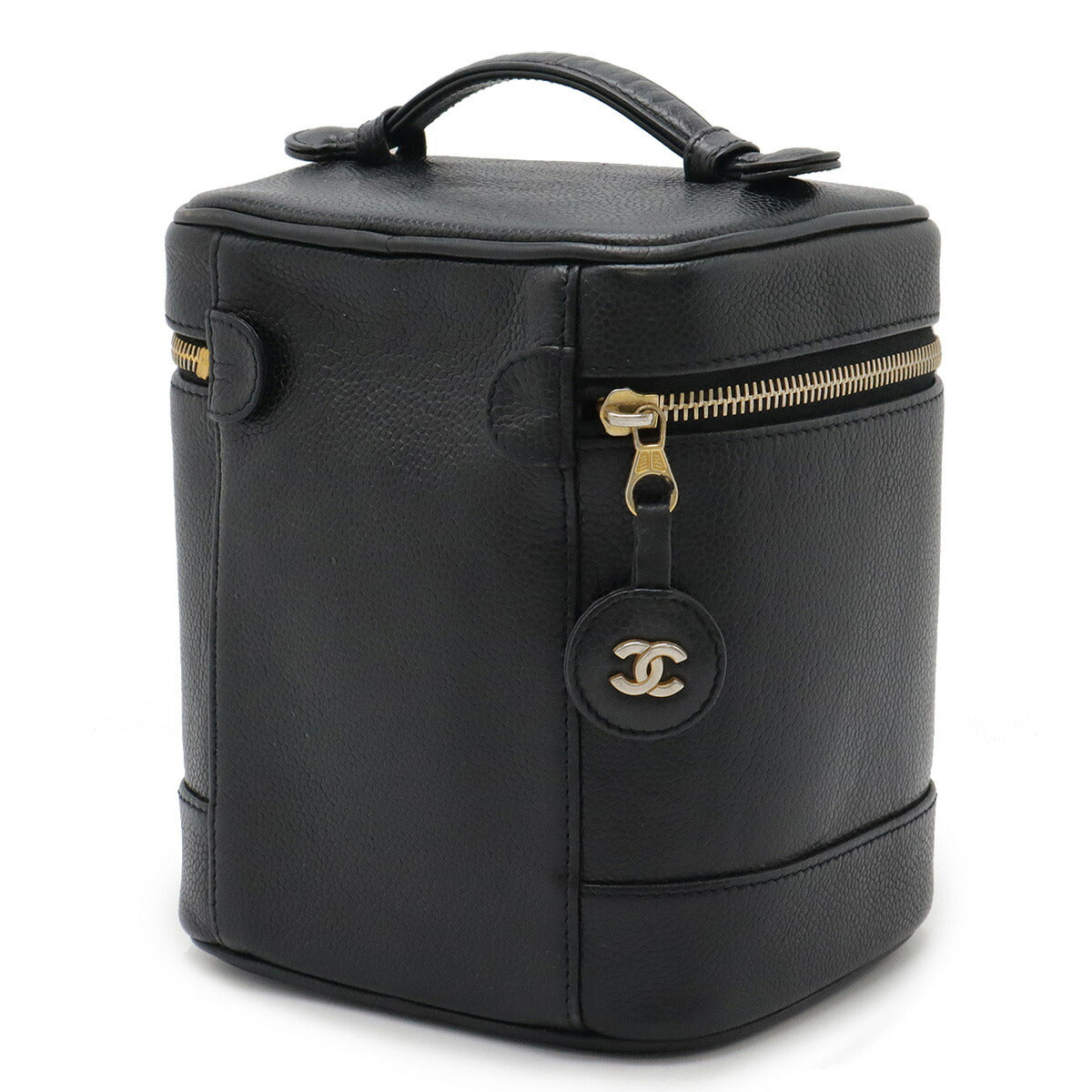 Chanel Coco Mark Caviar Skin Vanity Bag