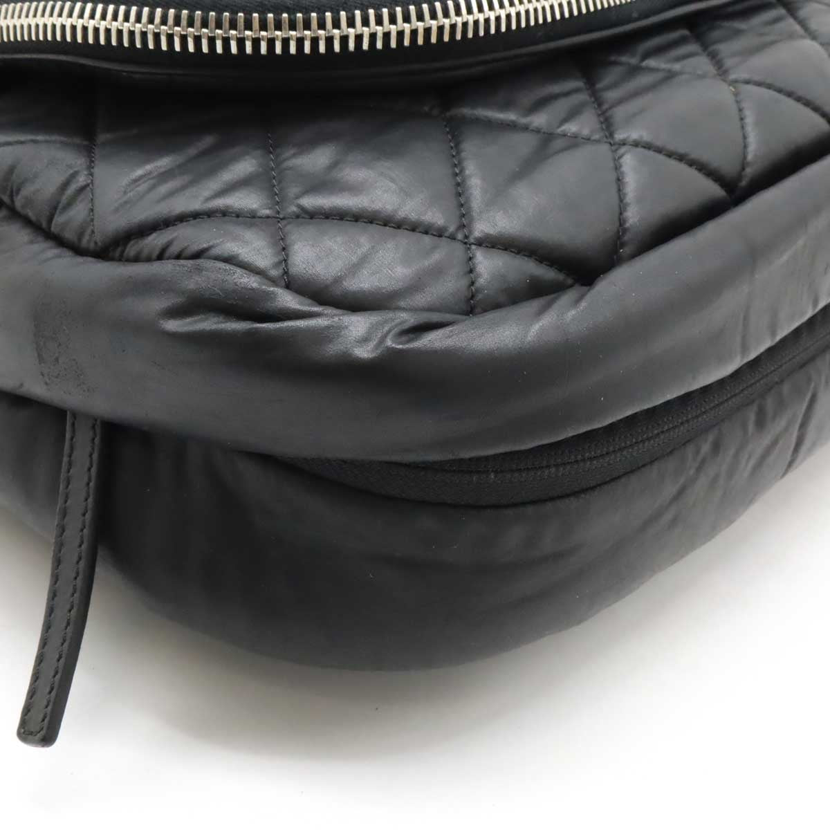 Chanel Coated Nylon Leather Coco Cocoon Matelasse 2way Shoulder Bag