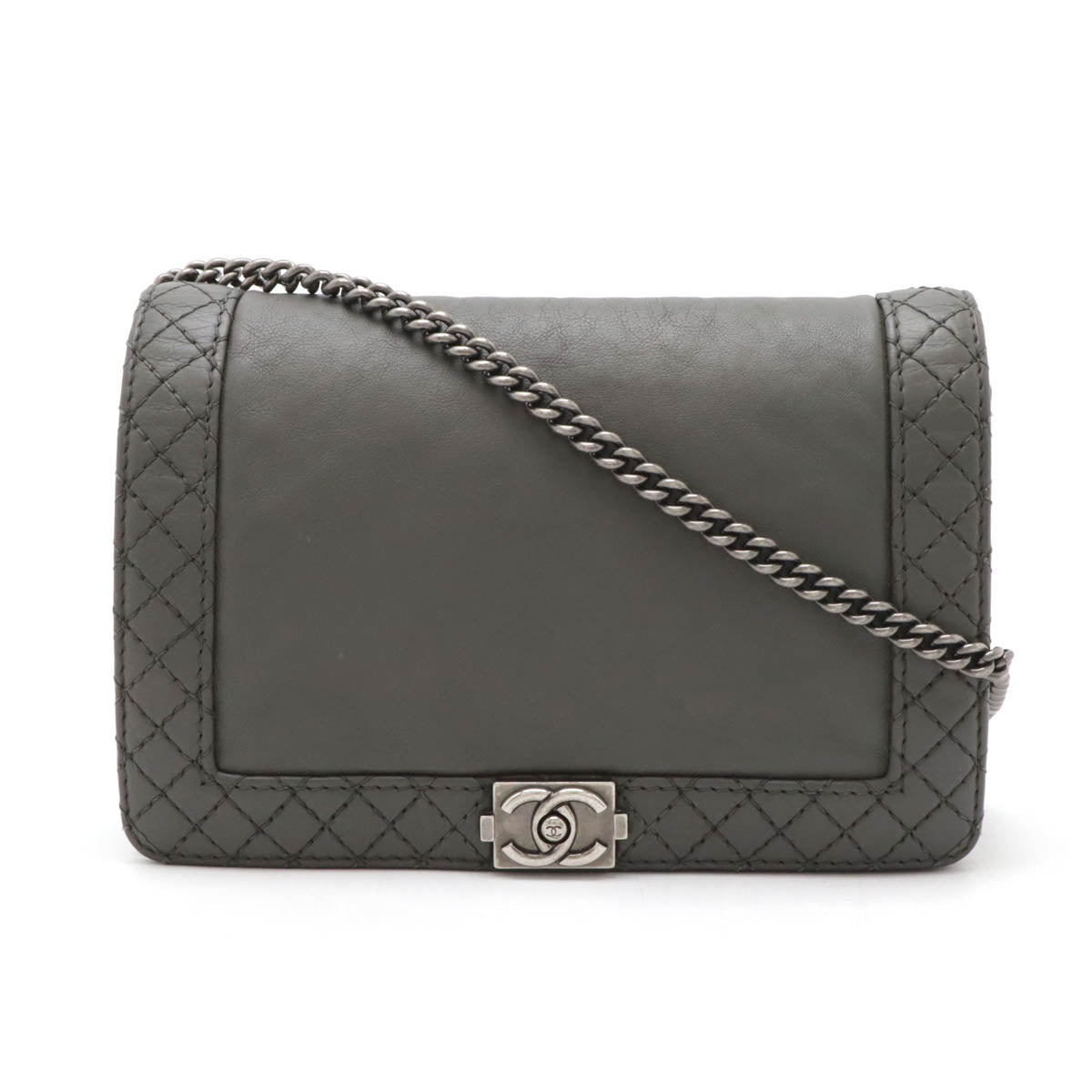 Chanel Boy Chanel Leather Shoulder Bag 6