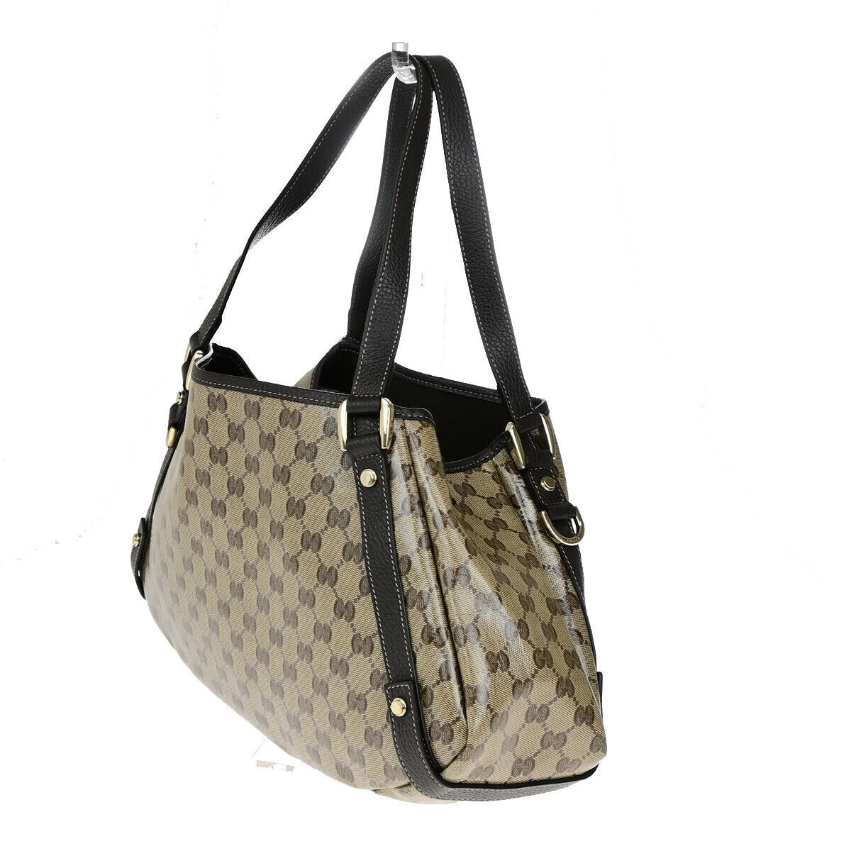 Gucci Pelham Shoulder Bag Coated Canvas Brown Canvas Shoulder Bag Bag