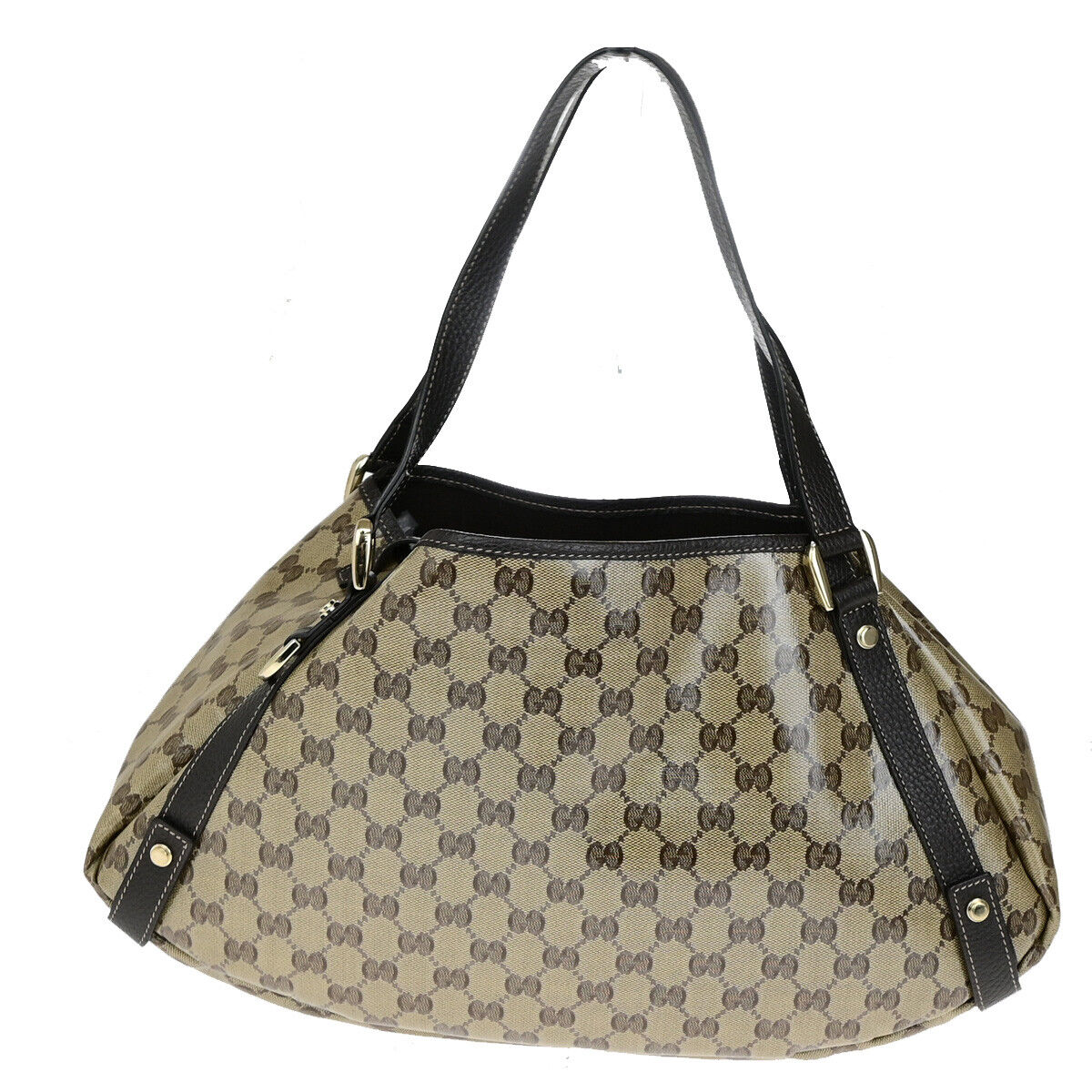 Gucci Pelham Shoulder Bag Coated Canvas Brown Canvas Shoulder Bag Bag