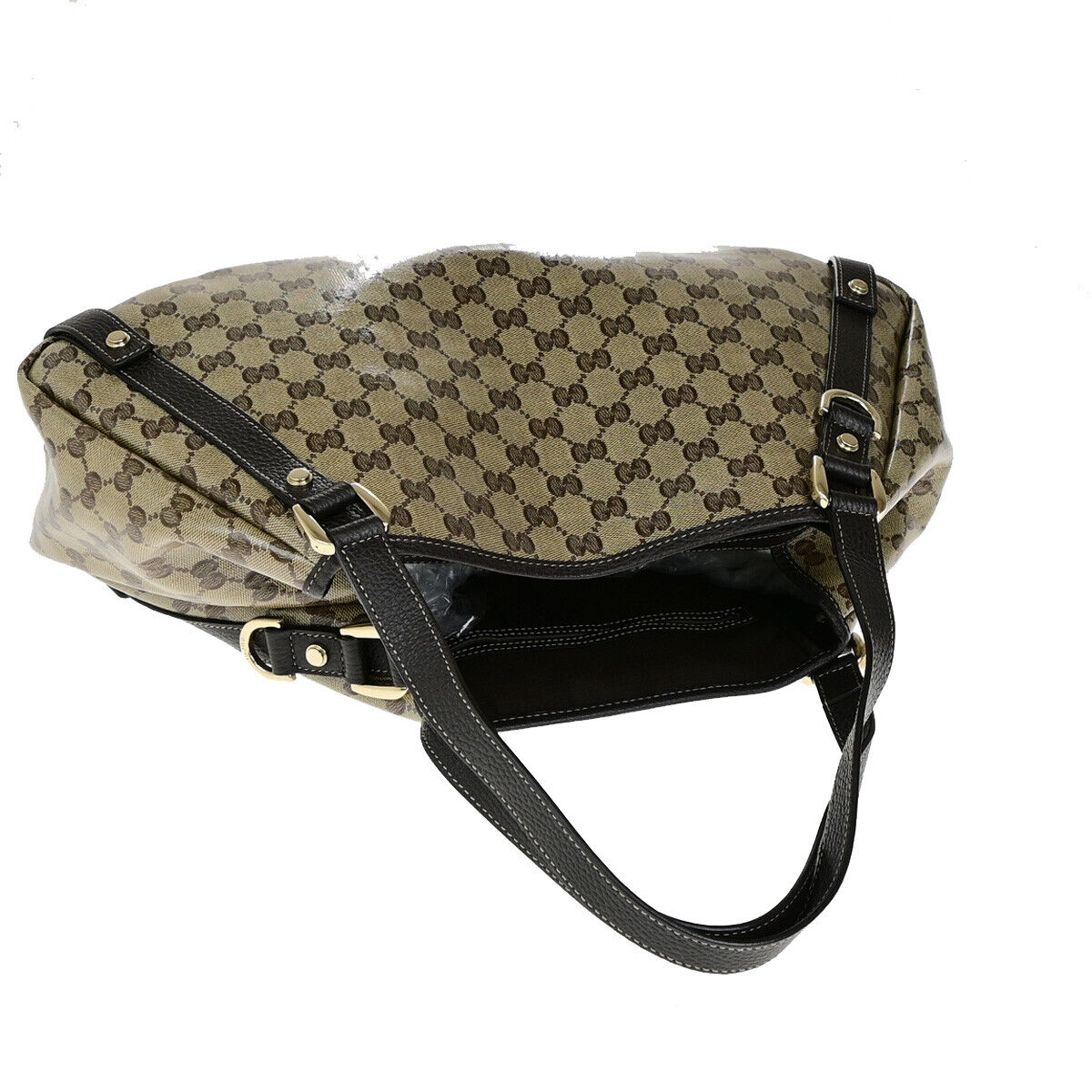 Gucci Pelham Shoulder Bag Coated Canvas Brown Canvas Shoulder Bag Bag