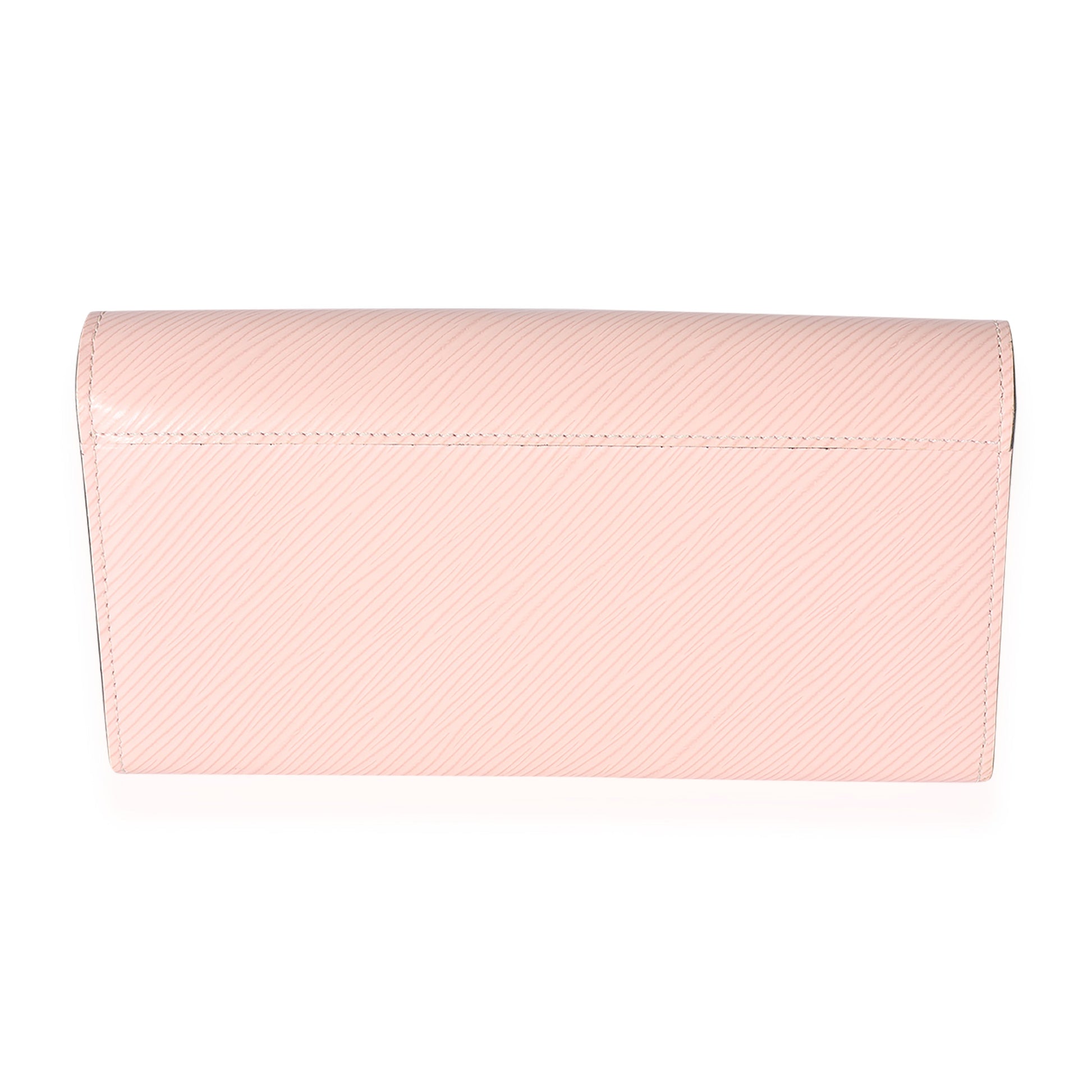 Louis Vuitton Rose Epi Twist Leather Wallet Case