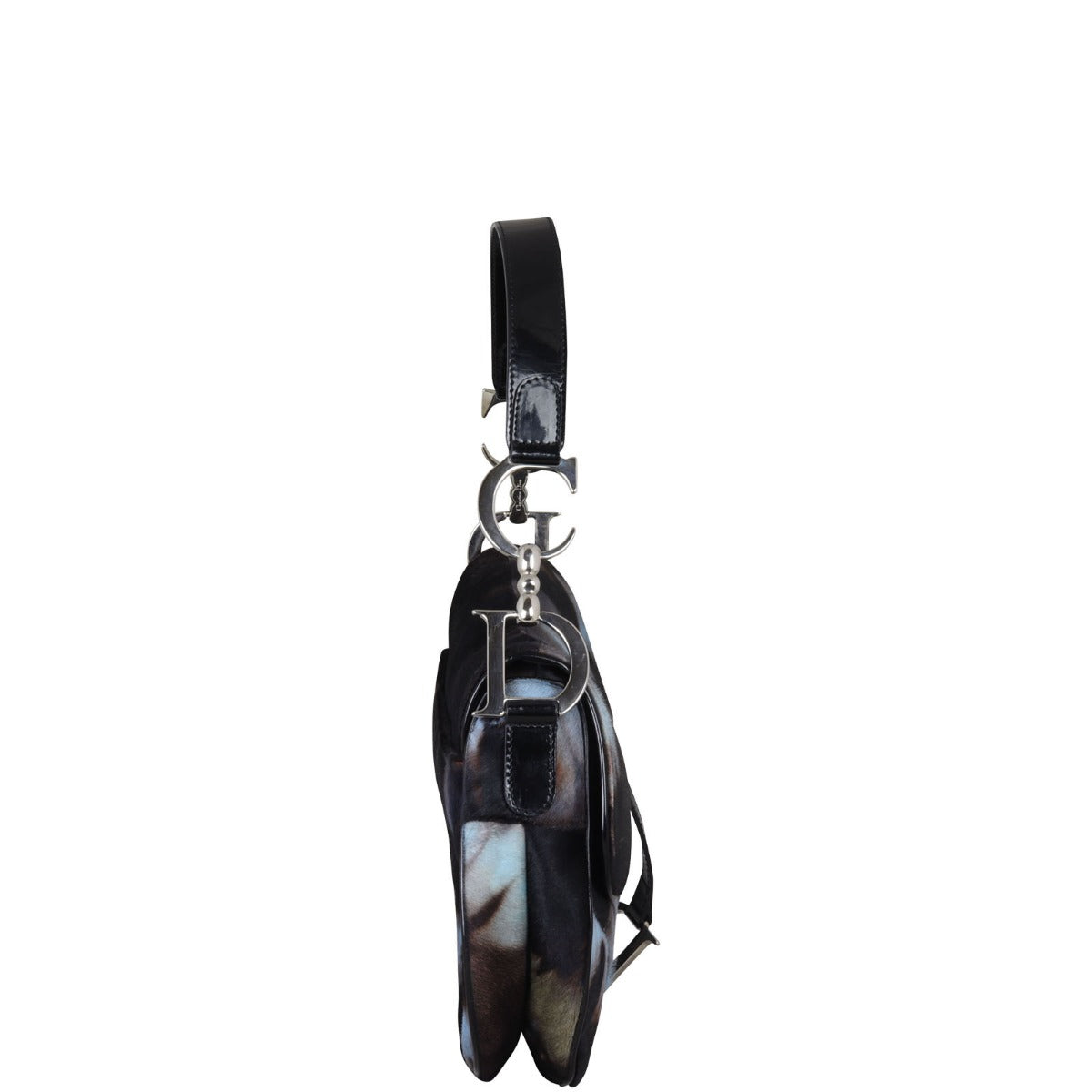 Dior Saddle Bag Pony Hair Travel Bag