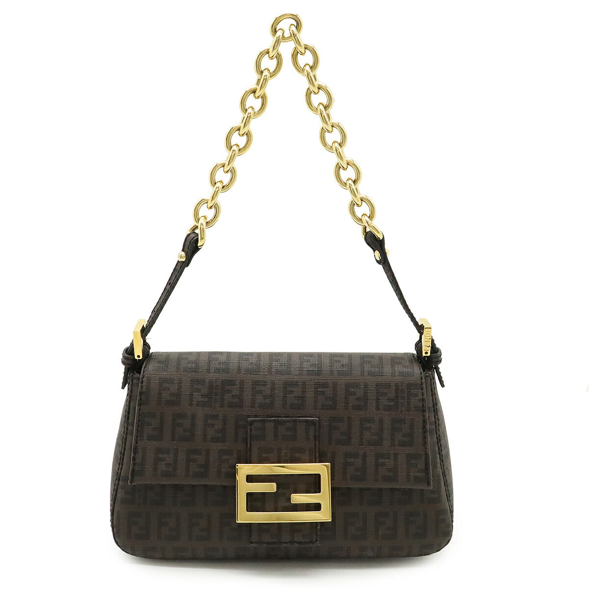 Fendi Mamma Baguette Handbag Monogram Shoulder Bag