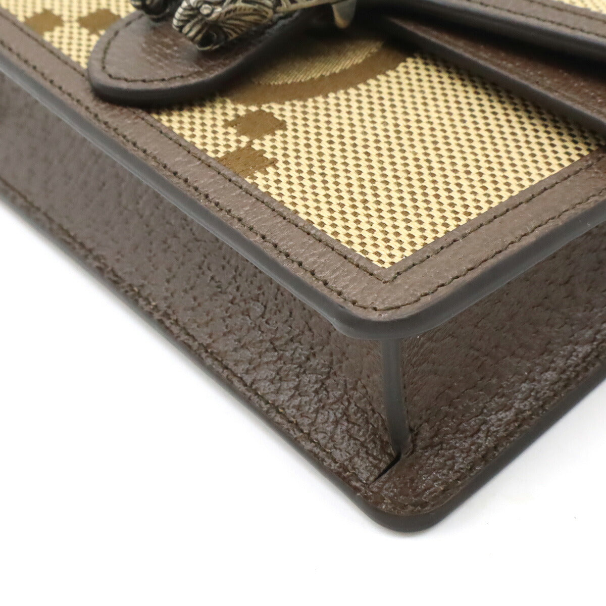 Gucci Dionysus Jumbo 2Way Super Bag Canvas Mini Travel Bag