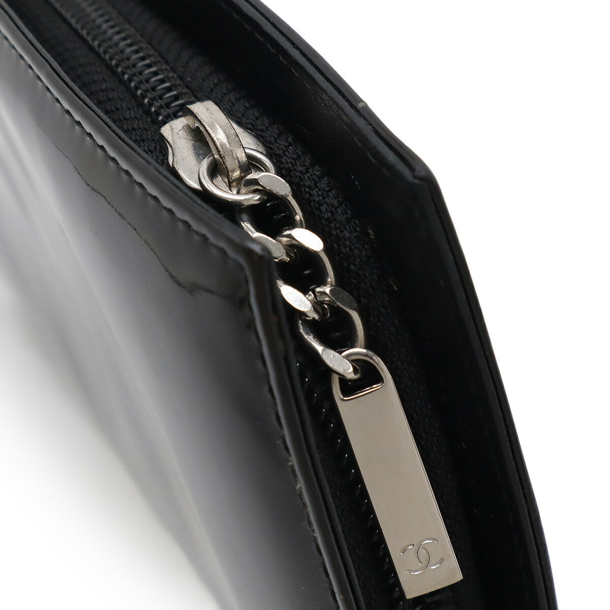 Chanel Make Up Patent Long Wallet