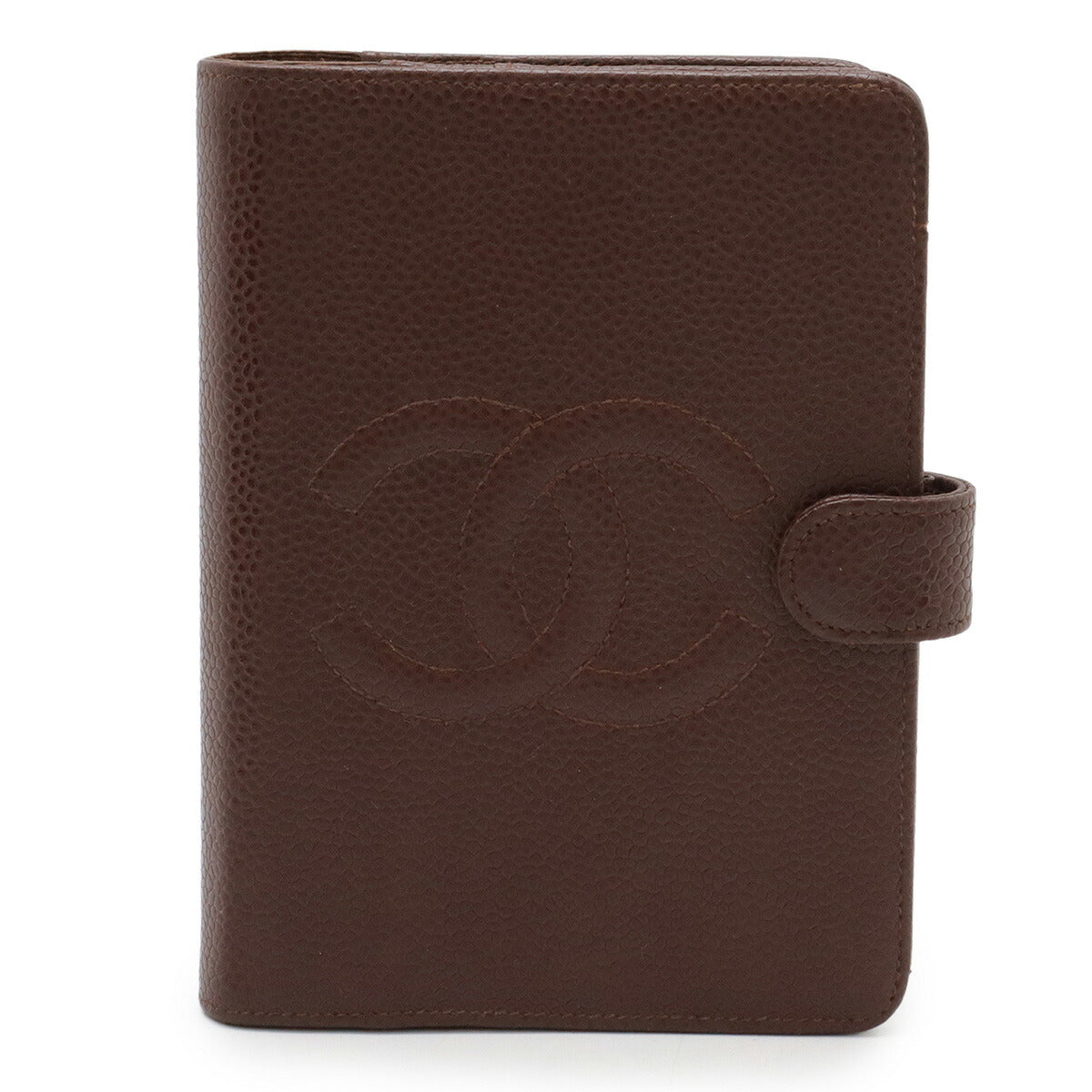 Chanel Coco Mark Caviar Leather Agenda Cover Bag