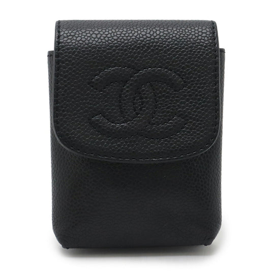 Chanel Coco Mark Caviar Skin Pouch Bag
