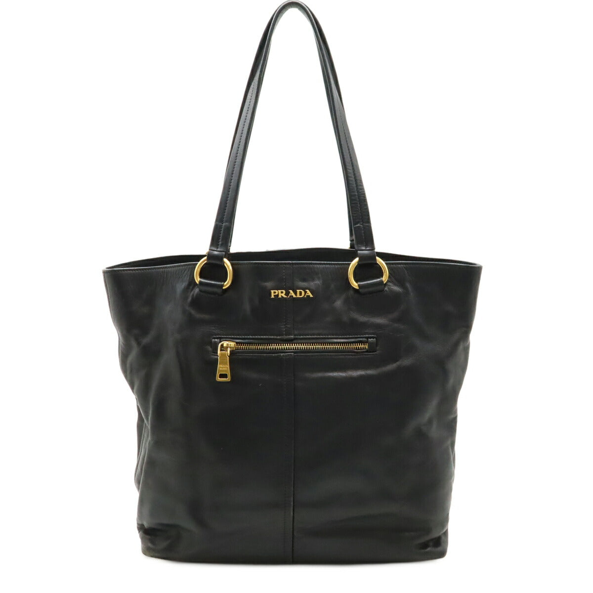 Prada 2Way Bag Leather Travel Bag 6