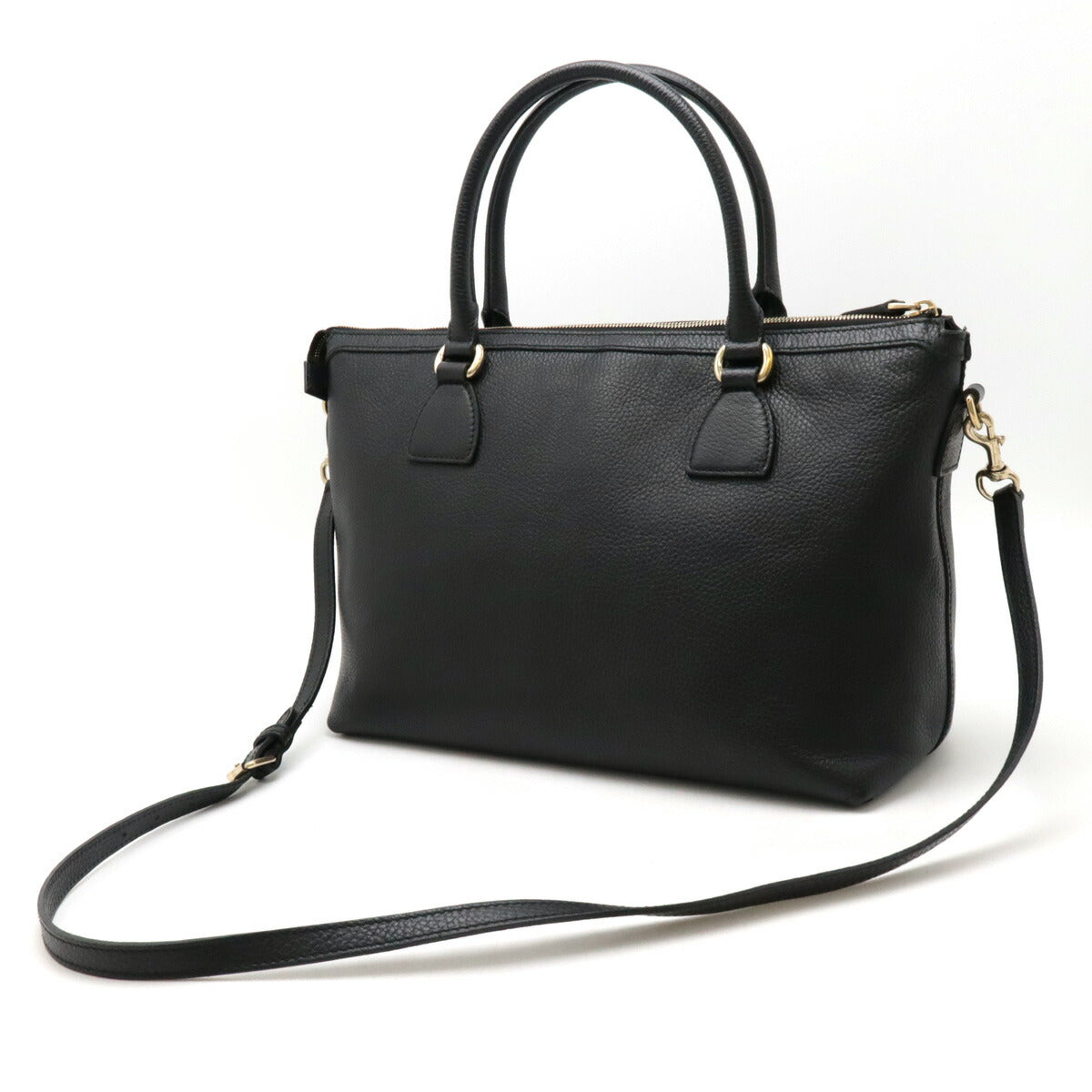 Gucci Interlocking 2Way Bag Leather Travel Bag