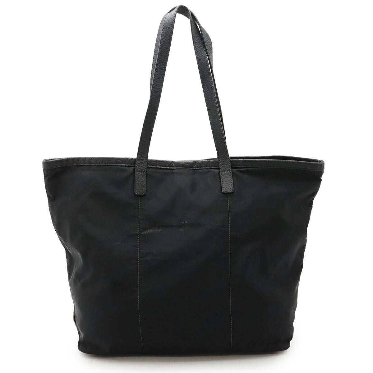 Prada Jacquard 2Way Bag Leather Nylon Logo Travel Bag Leather 2Way Bag
