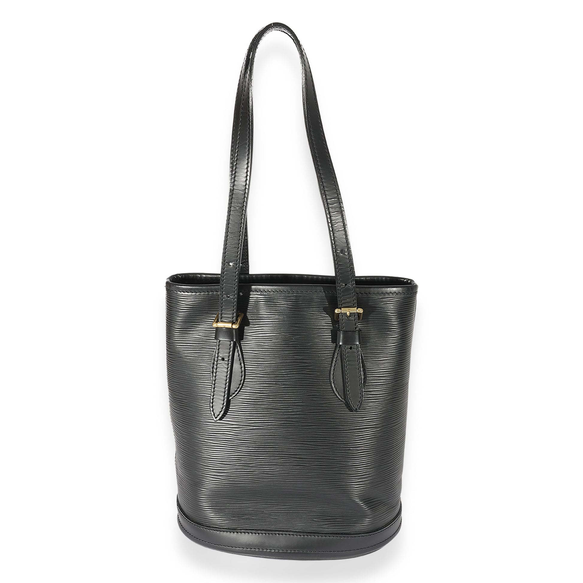 Louis Vuitton Epi Petit Leather Black Bucket Bag