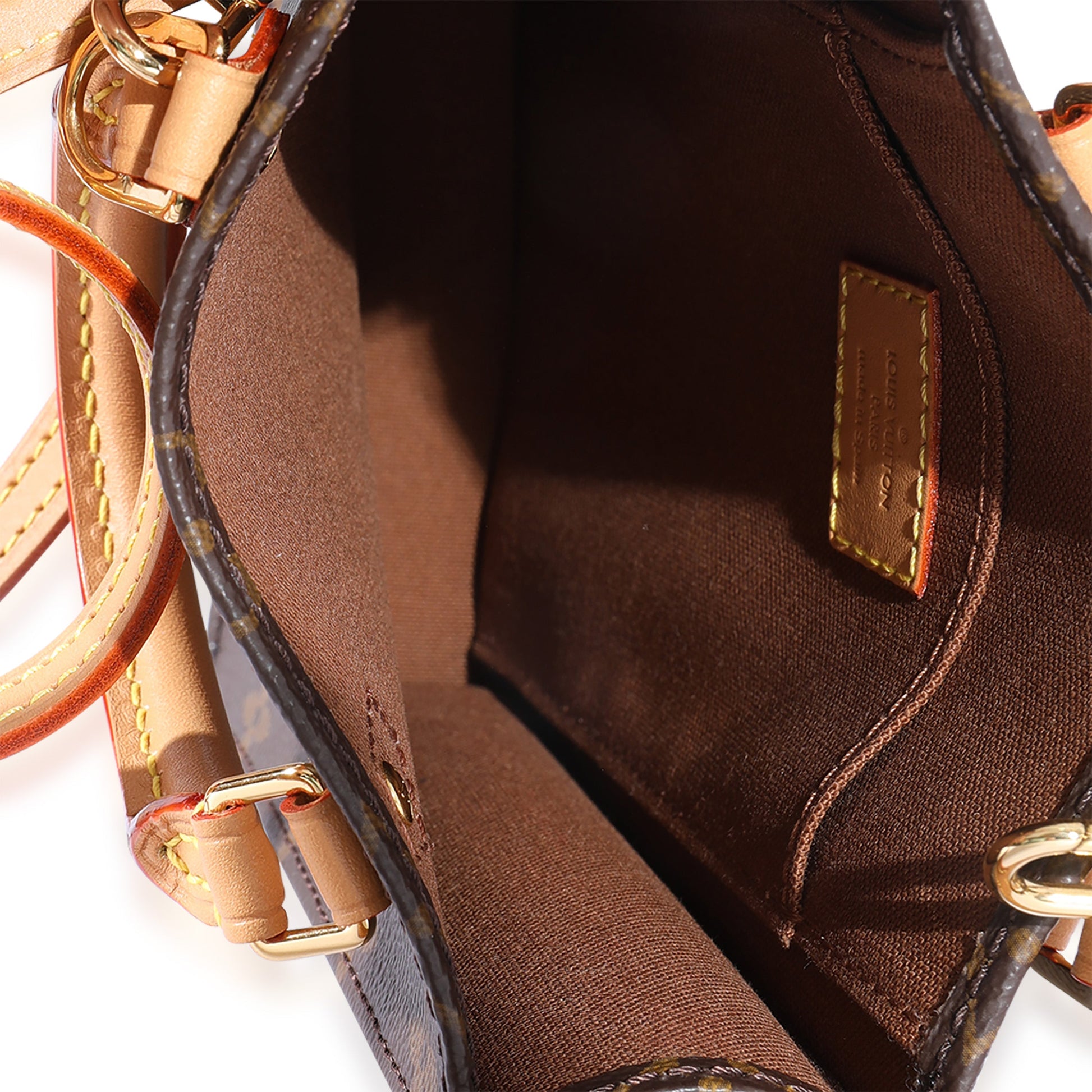 Louis Vuitton Petit Sac Plat Monogram Canvas Handbag 3